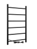 Полотенцесушитель электрический Vimarr Kaskad Sigma LNK-SVMRKe58BM 500х800 лесенка, черный матовый (муар)