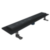 Трап линейный (душевой лоток) Vimarr G-1 516G146003050 600 мм с вертикальным выходом D50 мм, черный с перфорированной решеткой