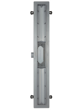 Трап линейный (душевой лоток) Vimarr WB-2 516WB237001040 300 мм с горизонтальным выходом D40/50 мм, с решеткой под плитку (перевертыш)