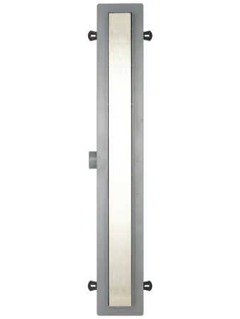 Трап линейный (душевой лоток) Vimarr WB-2 516WB237001040 300 мм с горизонтальным выходом D40/50 мм, с решеткой под плитку (перевертыш)