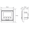 Теплый пол Vimarr L 540L1500KM10.0-M1-22 10 м2 1500 Вт с черным программируемым сенсорным терморегулятором