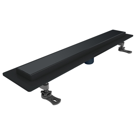Трап линейный (душевой лоток) Vimarr G-2 516G248003050 800 мм с вертикальным выходом D50 мм, с решеткой под плитку (перевертыш)