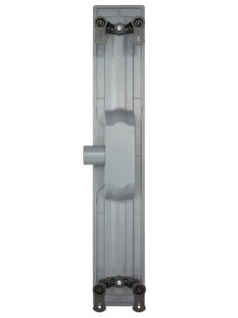 Трап для душа линейный (душевой лоток) Vimarr D-1 516D134011040 400 мм с рамкой из нержавеющей стали, с горизонтальным выходом D40/50 мм, с решеткой хром