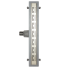 Трап для душа линейный (душевой лоток) Vimarr SMC-1 516SMC139011050 900 мм с рамкой из нержавеющей стали, с горизонтальным выходом D50 мм, с решеткой хром