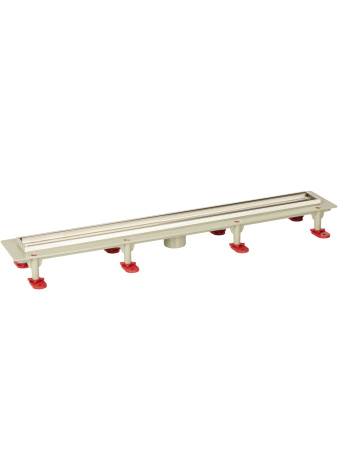 Трап линейный (душевой лоток) Vimarr C.1 517C46001050 600 мм с вертикальным выходом D50 мм, с решеткой под плитку