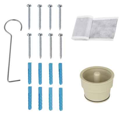 Трап линейный (душевой лоток) Vimarr C.1 517C46001050 600 мм с вертикальным выходом D50 мм, с решеткой под плитку