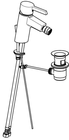 Смеситель для биде Hansa Pinto 45073203