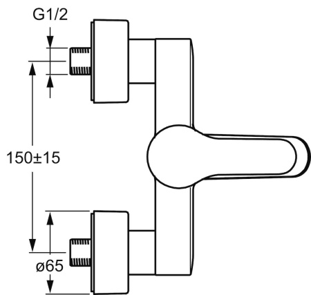 Смеситель для ванны с душем Hansa Vantis 52442173