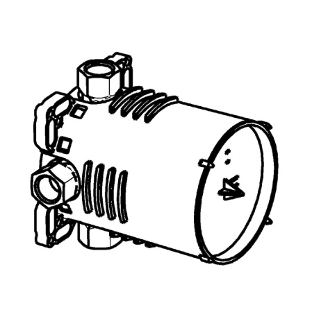 Скрытая часть для вентиля Hansa Varox 40010000