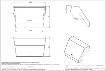 Подголовник Sanindusa Vertice черный 805606 Подголовник Sanindusa Vertice черный 805606