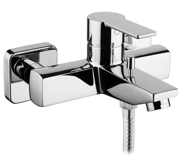 Смеситель для ванны 3 в 1 с ручным душем и шлангом Sanindusa Master 40 525080111