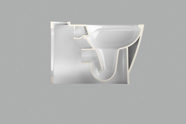 Унитаз подвесной безободковый Sanindusa Look 134034004