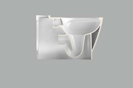 Унитаз подвесной безободковый Sanindusa Look 134034004