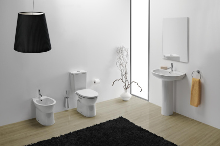 Унитаз напольный с бачком и сиденьем Sanindusa Easy 131916004