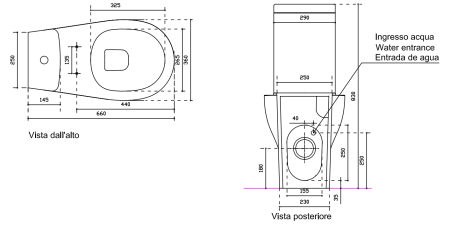 Унитаз напольный Galassia Eden 7217